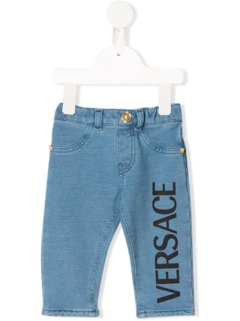 Young Versace بنطال لغينغ بطبعة شعار الماركة