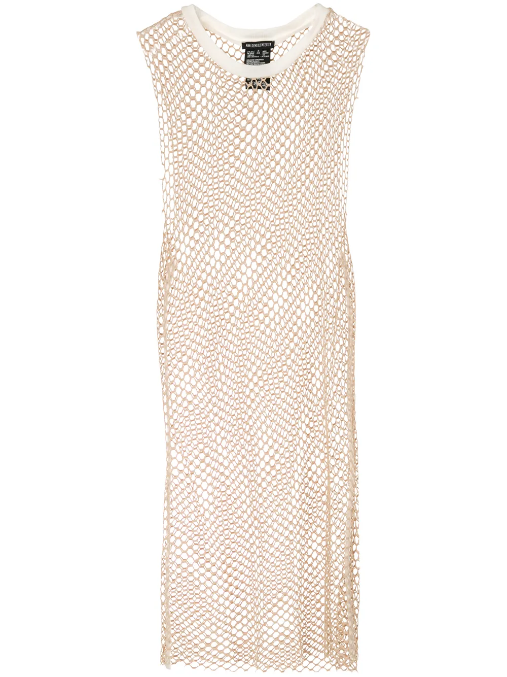 

Ann Demeulemeester camiseta de malla - Neutro