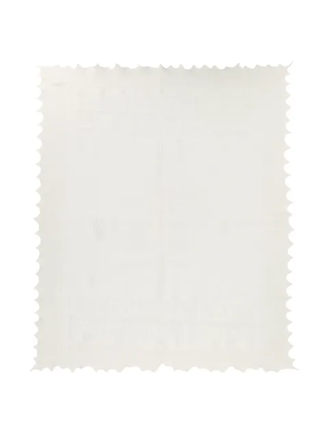 Bonpoint crocheted logo blanket