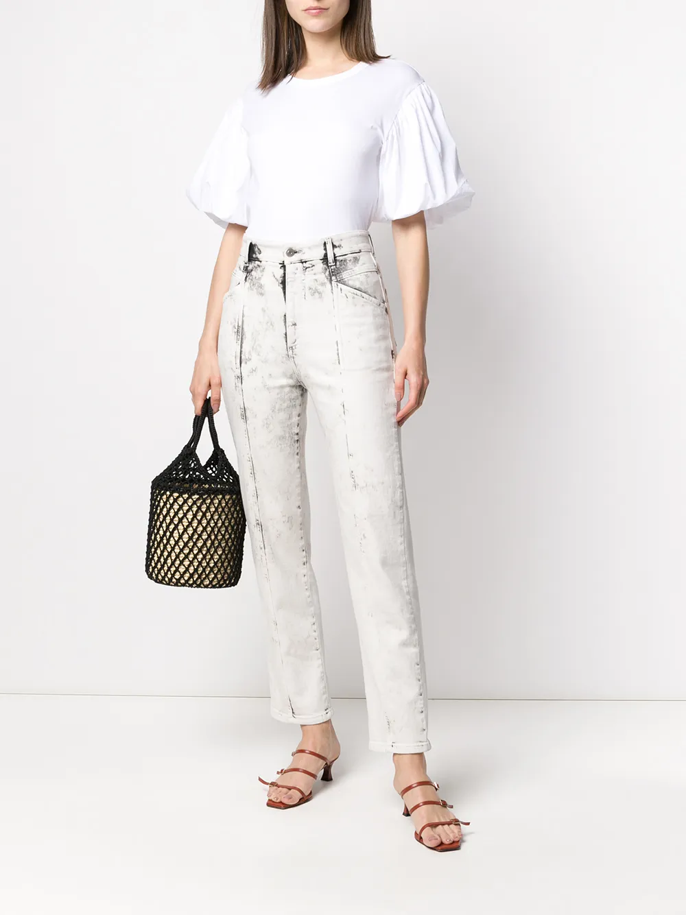 alc puff sleeve top