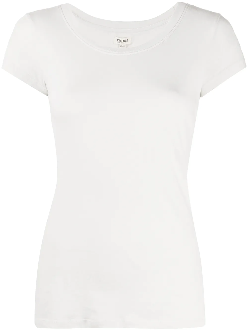 

L'Agence scoop neck T-shirt - Neutrals
