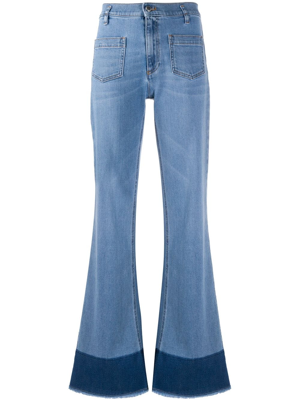 Red Valentino Flared Jeans In Blue