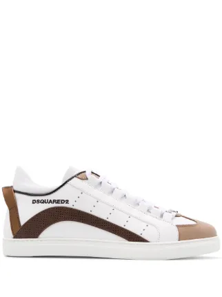 Shop Dsquared2 551 panelled sneakers 