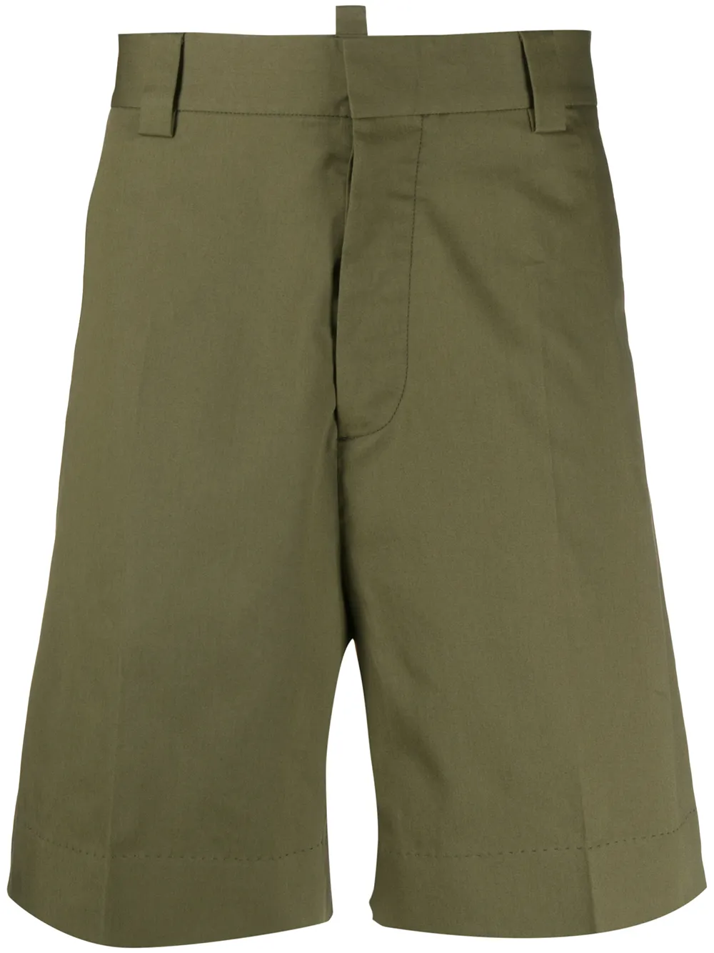 Dsquared2 Wide-leg Chino Shorts In Grün