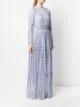 Self-Portrait pleated lace dress