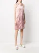 Chanel Pre-Owned 1990s tie-dye check-effect print dress