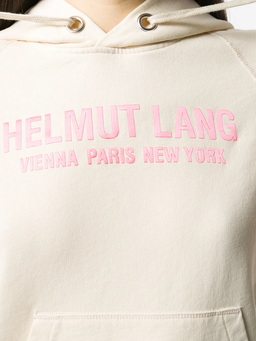 фото Helmut lang худи с рукавами реглан и логотипом