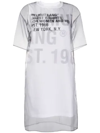 Helmut lang t shirt dress 2025