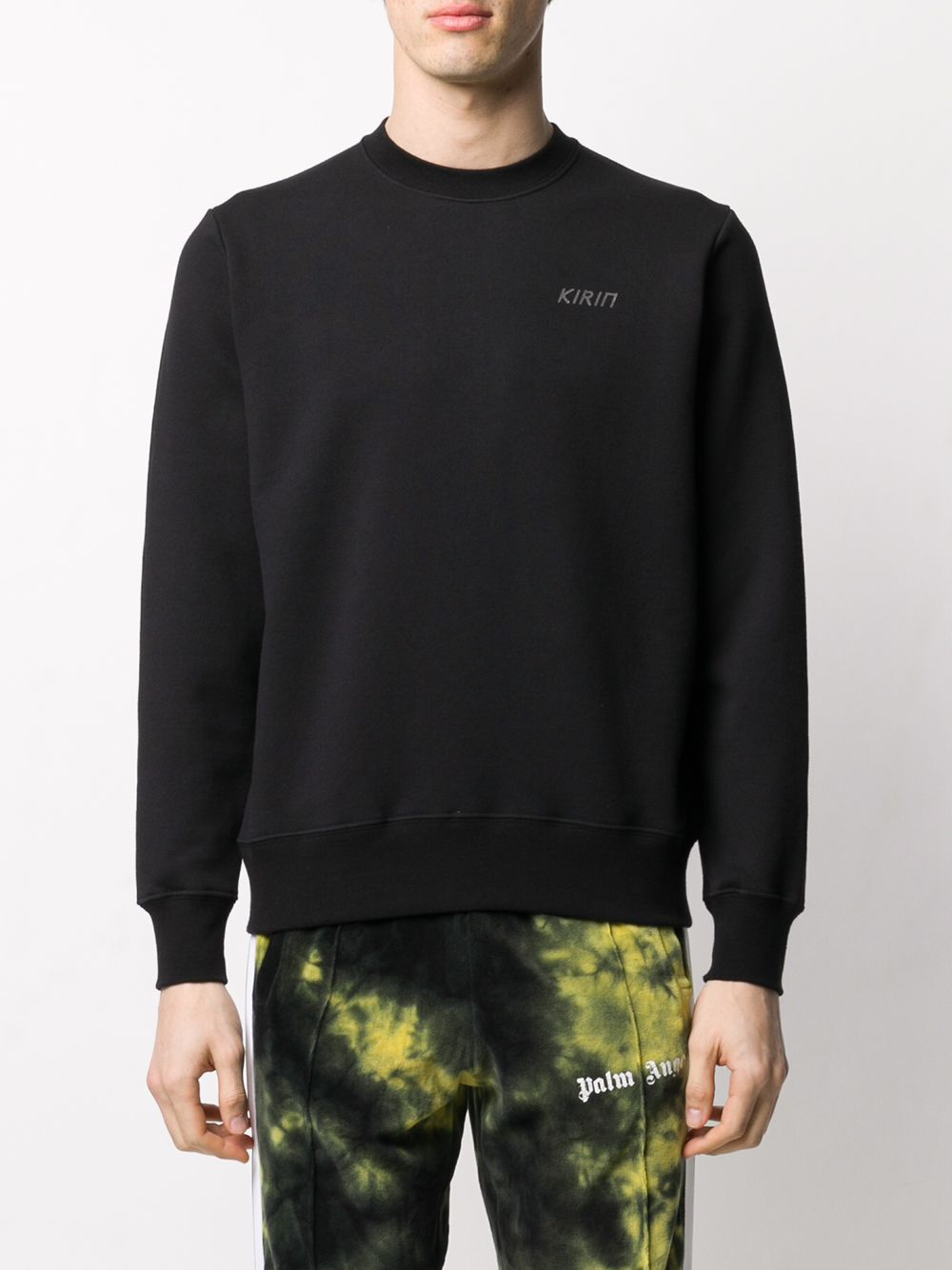 фото Kirin moon-print logo sweatshirt