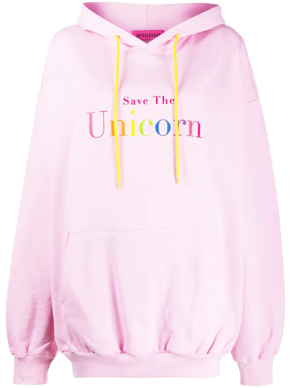 Ireneisgood Save The Unicorn Hoodie Ss20 Farfetch Com