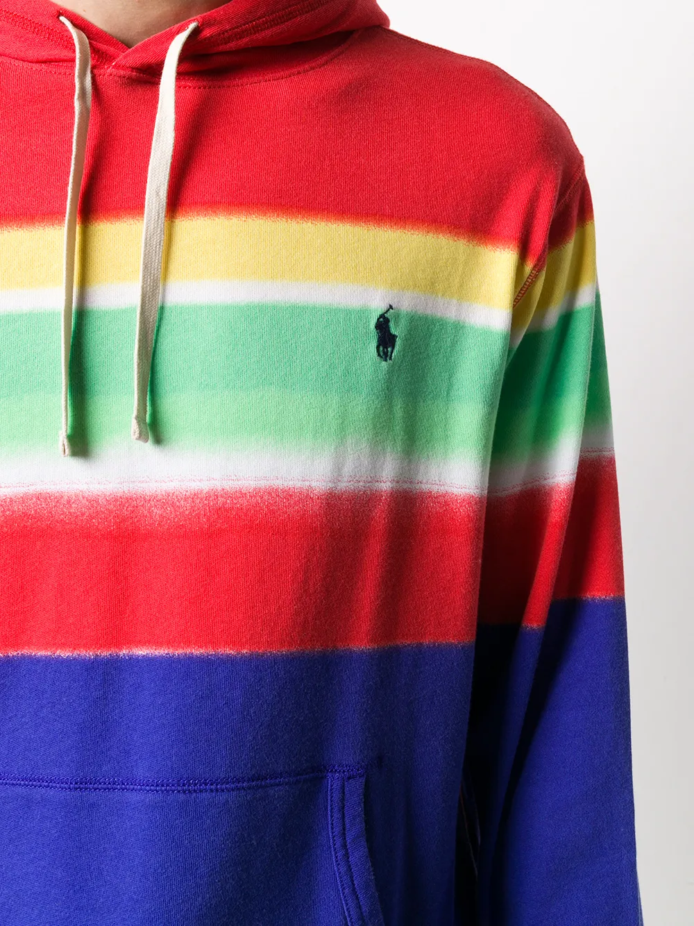 Polo ralph lauren spectra striped spa terry hoodie hot sale