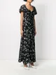 Self-Portrait printed maxi dress