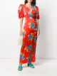 Image 2 of De La Vali floral-print maxi dress