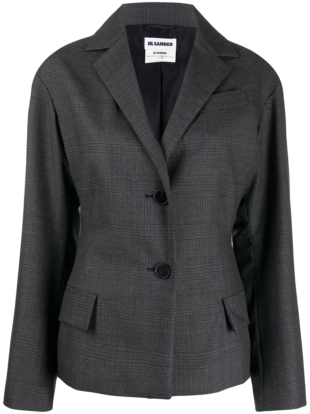 Click to view more detailed imagery on our partner's website Jil Sander 2000s Single-breasted Blazer In Grey
