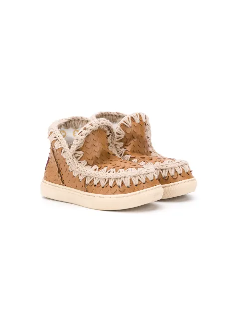 Mou Kids - Eskimo logo ankle boots