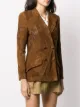 Fendi perforated leather jacket
