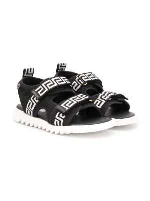 greek key sandals