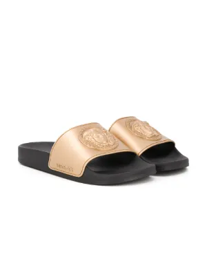 girls designer flip flops