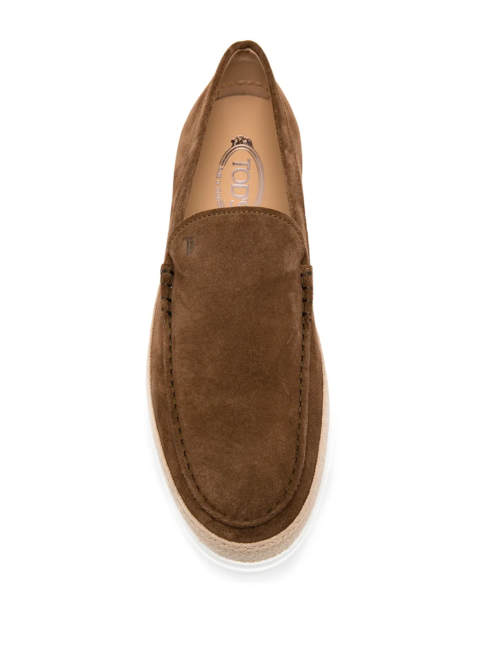 Tod's slip-on leather shoes Neutrals
