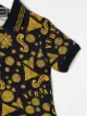 Young Versace قميص بولو بطبعة الباروك