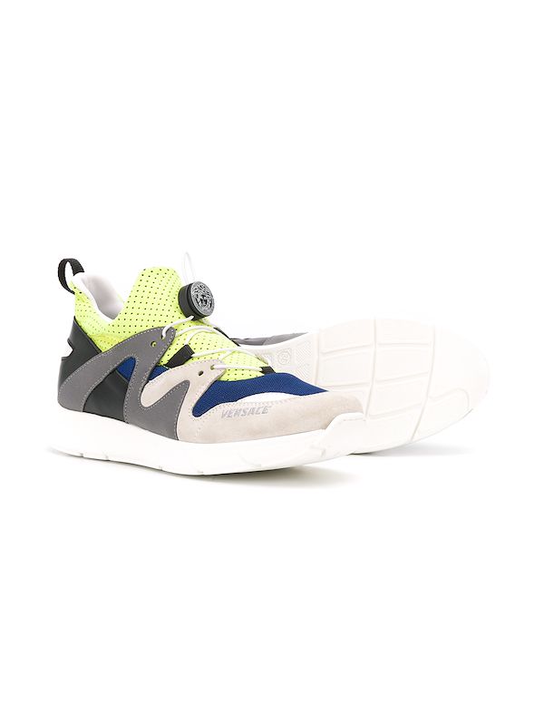 versace color block shoes