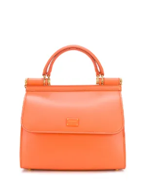 Orange dolce and gabbana bag top