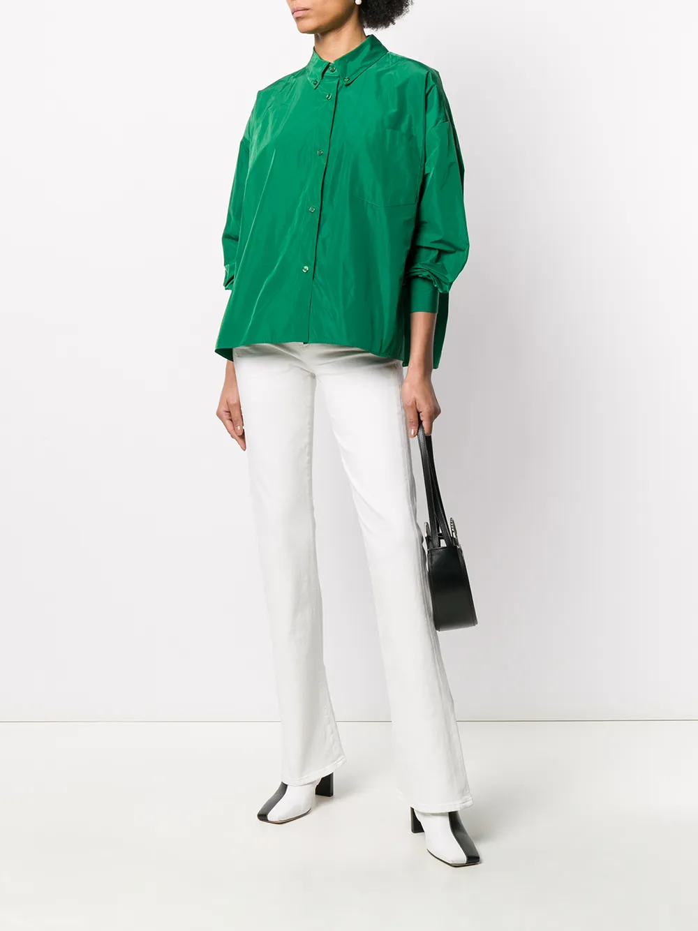 Citizen Of Humanity Georgia High-rise Bootcut Jeans In White
