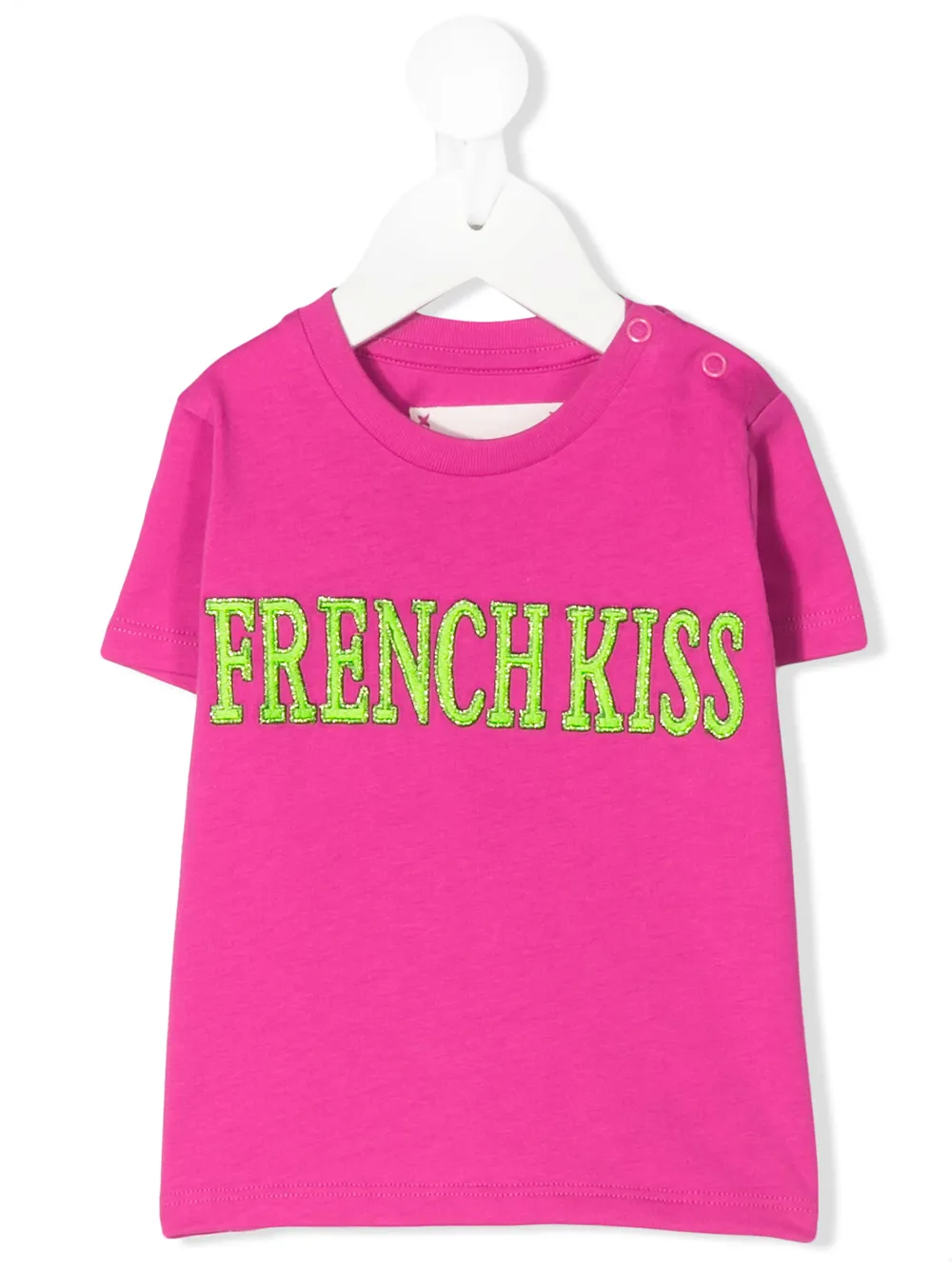 Alberta Ferretti Kids футболка с вышитой надписью Alberta Ferretti Kids футболка с вышитой надписью