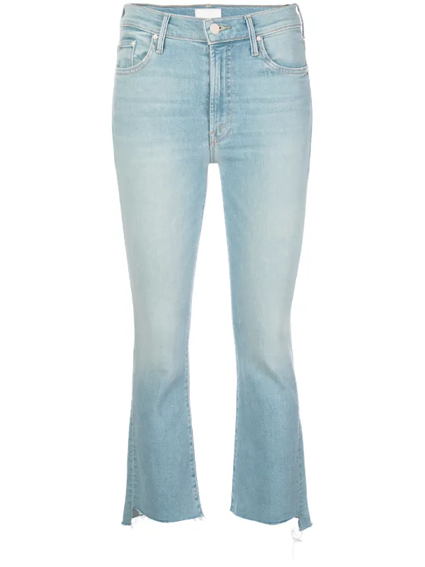 jeans flared cropped