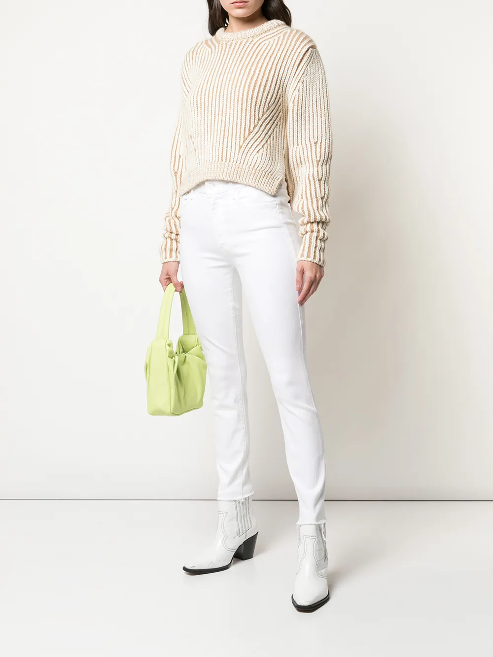 MOTHER Slim-fit broek - Wit