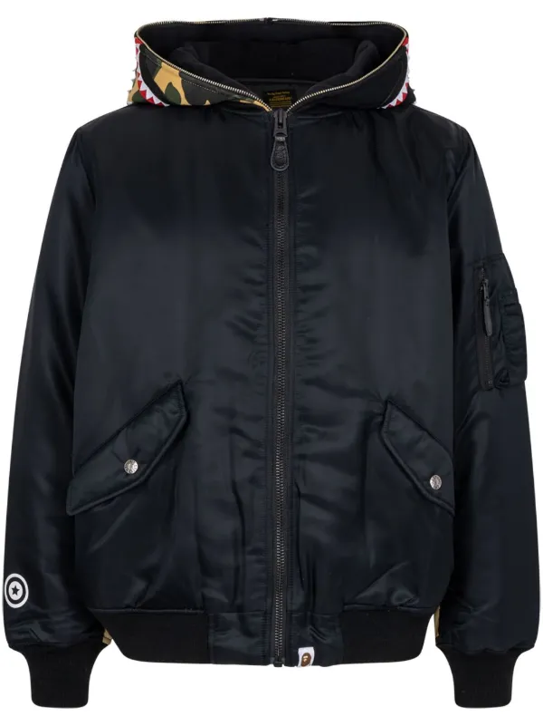 Shark jacket bape sales
