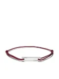 Le Gramme 17/10 cord bracelet - Red
