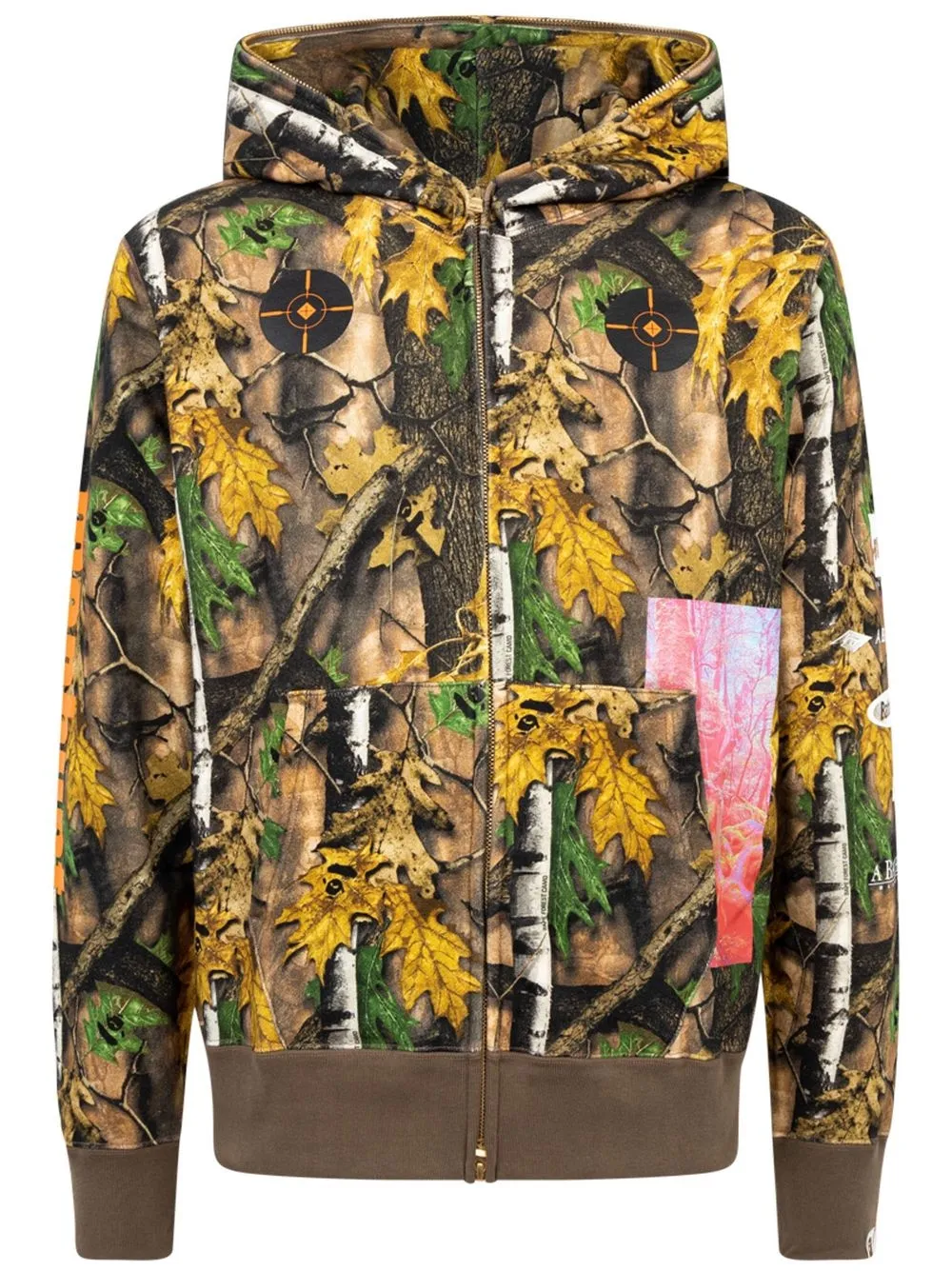 Camo full cheap zip hoodie
