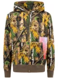 A BATHING APE® Forest Camo Wide full-zip hoodie - Brown