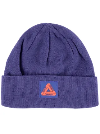 Shop purple Palace Triferg patch beanie 