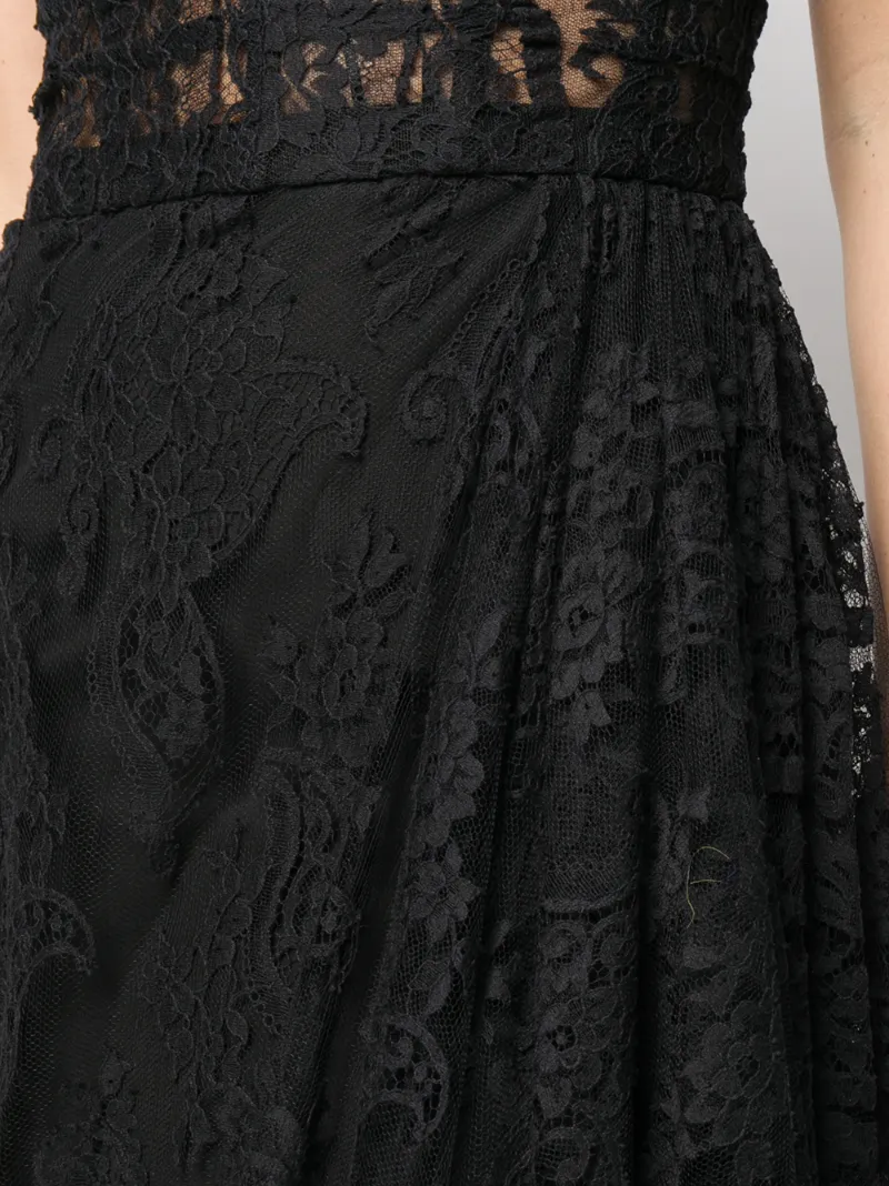 DOLCE & GABBANA LACE MIDI DRESS