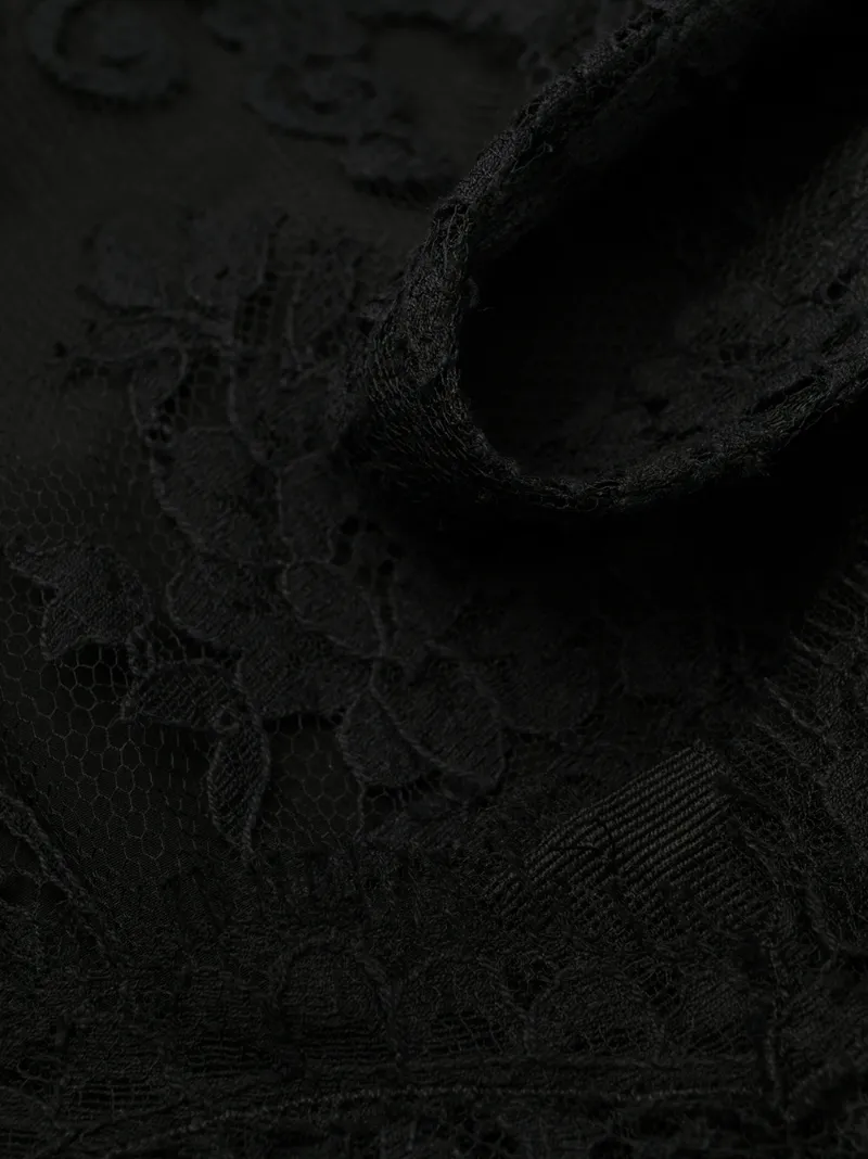 DOLCE & GABBANA LACE MIDI DRESS