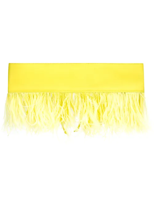 Ceinture bordée de plumes - The Attico - Modalova