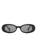 Gucci Eyewear GG oval-frame sunglasses - Black