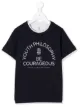 الصورة 1 من Brunello Cucinelli Kids تيشيرت بطبعة شعار الماركة
