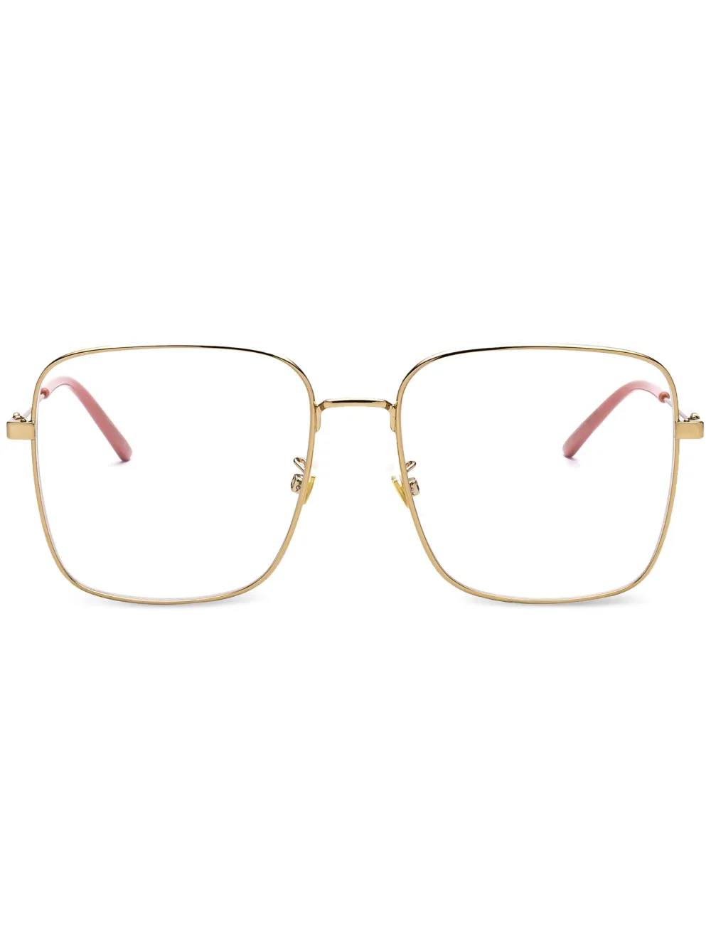 Gold frame glasses gucci on sale