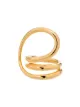 Image 1 of Charlotte Chesnais Round Trip gold vermeil ring