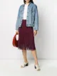 الصورة 2 من A.N.G.E.L.O. Vintage Cult تنورة شمواه بتصميم حرف A