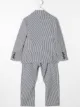 الصورة 2 من Brunello Cucinelli Kids بدلة مخططة بقطعتين