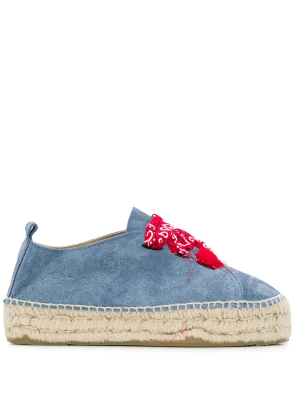blue denim espadrilles
