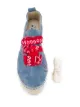 Manebi round toe denim espadrilles