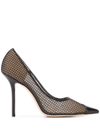 jimmy choo mesh pumps