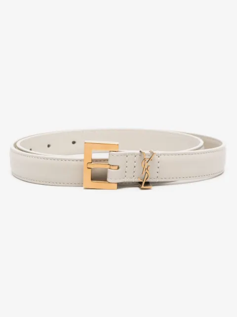 Saint Laurent cinturón con monograma