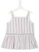 الصورة 1 من Brunello Cucinelli Kids بلوزة برقبة مربّعة وبدون أكمام