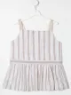 الصورة 2 من Brunello Cucinelli Kids بلوزة برقبة مربّعة وبدون أكمام